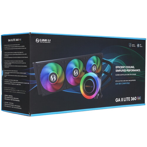 Купить Система охлаждения LIAN LI GALAHAD II LITE 360R черная  5604357. Характеристики, отзывы и цены в Донецке
