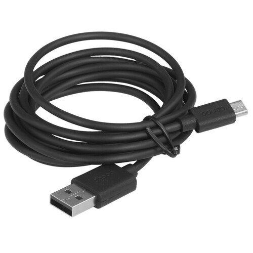 Купить Кабель круглый DEPPA micro USB - USB 2.0 Type-A черный 2 м  5475917. Характеристики, отзывы и цены в Донецке