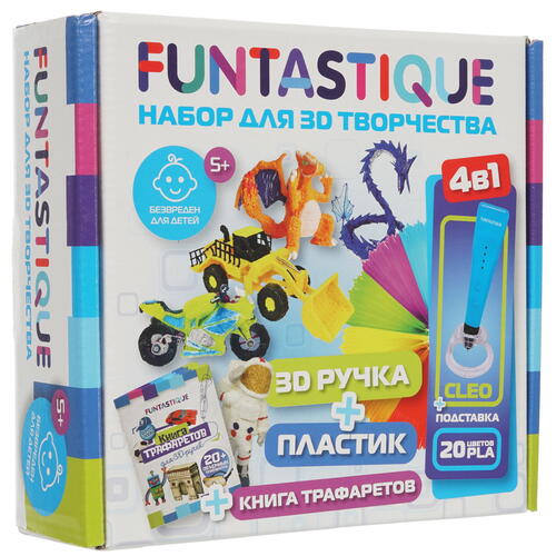 Купить Набор для творчества с 3D-ручкой Funtastique SET-100604-BOYS  голубой  5339793. Характеристики, отзывы и цены в Донецке