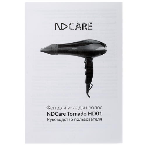 Купить Фен NDCare Tornado HD01 черный/золотистый  1342617. Характеристики, отзывы и цены в Донецке