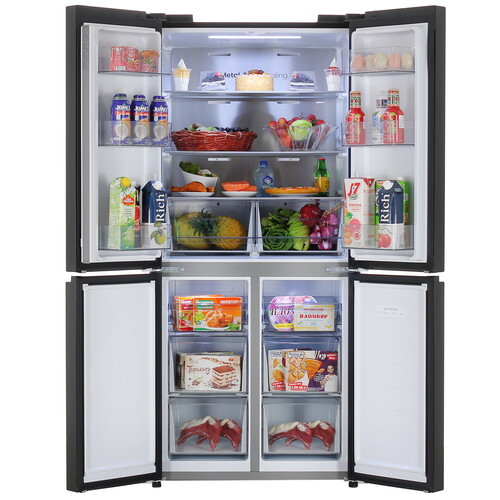 Купить Холодильник многодверный   Hisense RQ5P470SAF1 черный  5462649. Характеристики, отзывы и цены в Донецке