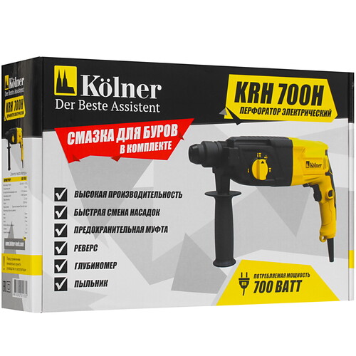 Купить Перфоратор Kolner KRH 700H  4814099. Характеристики, отзывы и цены в Донецке