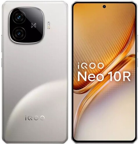 Купить 6.78" Смартфон Vivo iQOO Neo 10R 128 ГБ серый  5633010. Характеристики, отзывы и цены в Донецке