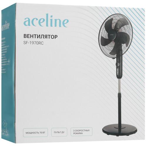 Купить Вентилятор Aceline SF-1970RC  черный  9189991. Характеристики, отзывы и цены в Донецке