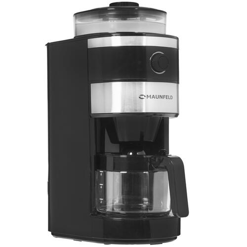 Купить Кофеварка капельная MAUNFELD MF-731BK черный  8195334. Характеристики, отзывы и цены в Донецке