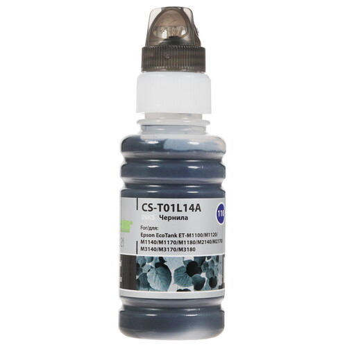 Купить Чернила Cactus CS-T01L14A черный70мл для Epson M1100/M1120/M1170/M2140/M2170  4788049. Характеристики, отзывы и цены в Донецке