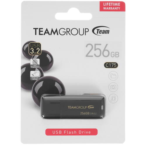 Купить Память USB Flash 256 ГБ Team Group C175 [TC1753256GB01]  5058649. Характеристики, отзывы и цены в Донецке