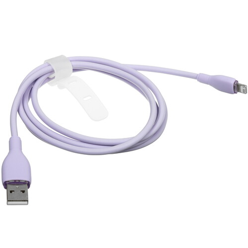 Купить Кабель круглый Baseus Lightning 8-pin - USB 2.0 Type-A фиолетовый 1.2 м  5495762. Характеристики, отзывы и цены в Донецке
