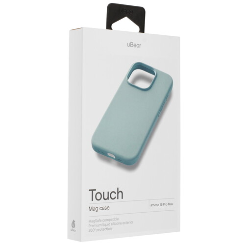 Купить Накладка  uBear Touch Mag Case для Apple iPhone 16 Pro Max голубой  5474399. Характеристики, отзывы и цены в Донецке