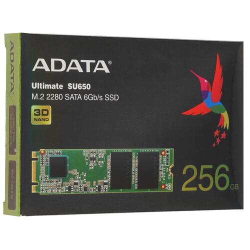 Купить 256 ГБ M.2 SATA накопитель ADATA Ultimate SU650 [ASU650NS38-256GT-C]  9914460. Характеристики, отзывы и цены в Донецке