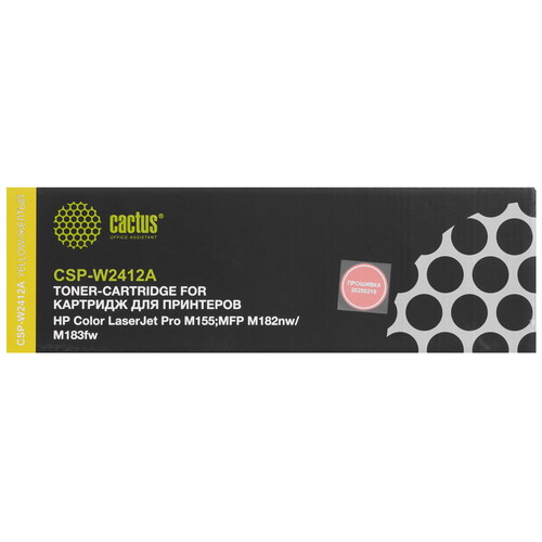 Купить Картридж лазерный Cactus CSP-W2412A (HP 216A) желтый, с чипом  5630683. Характеристики, отзывы и цены в Донецке