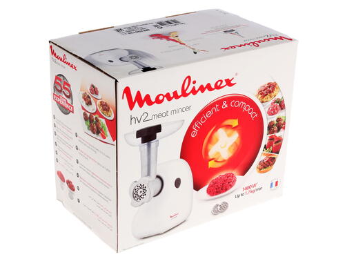 Купить Мясорубка электрическая Moulinex HV2 ME208139 белый  1009472. Характеристики, отзывы и цены в Донецке