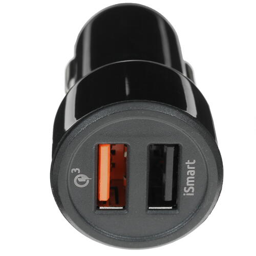 Купить Автомобильное ЗУ Olmio 038718 черный  1385492. Характеристики, отзывы и цены в Донецке