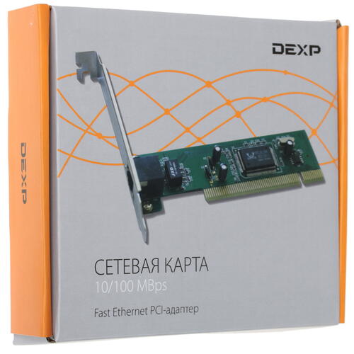 Купить Сетевая карта DEXP ZH-FEPCI1  1359413. Характеристики, отзывы и цены в Донецке