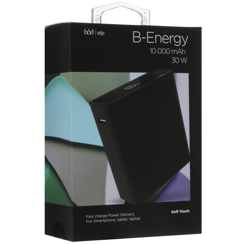 Купить Портативный аккумулятор VLP B-Energy черный  5466264. Характеристики, отзывы и цены в Донецке
