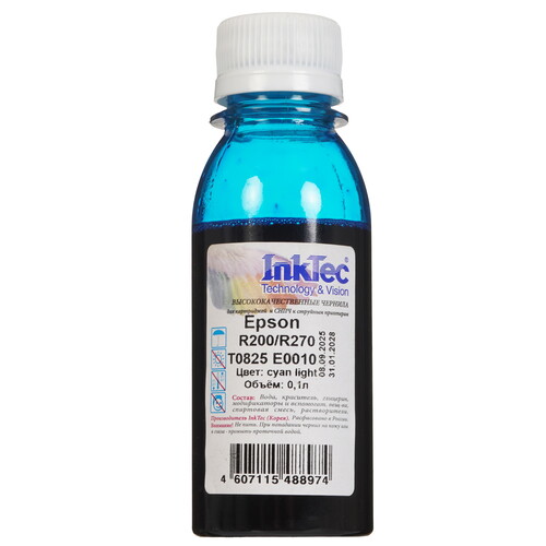 Купить Чернила  InkTec E0010 светло-голубой  5602074. Характеристики, отзывы и цены в Донецке