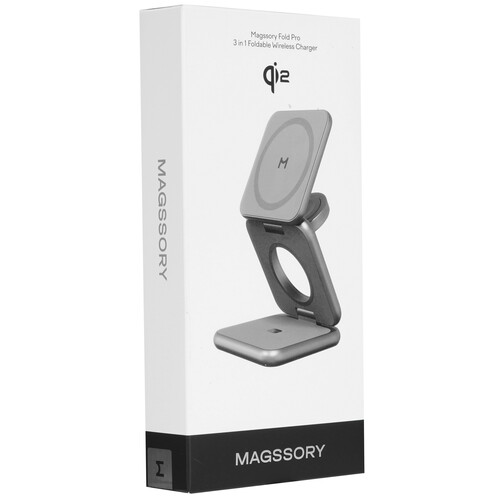 Купить Беспроводное зарядное устройство Magssory Fold Pro серый  9269683. Характеристики, отзывы и цены в Донецке