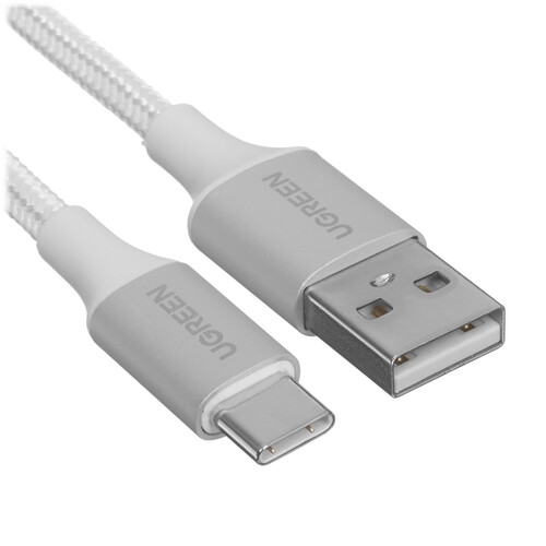Купить Кабель круглый Ugreen USB Type-C - USB 2.0 Type-A серебристый 1.5 м  5453480. Характеристики, отзывы и цены в Донецке