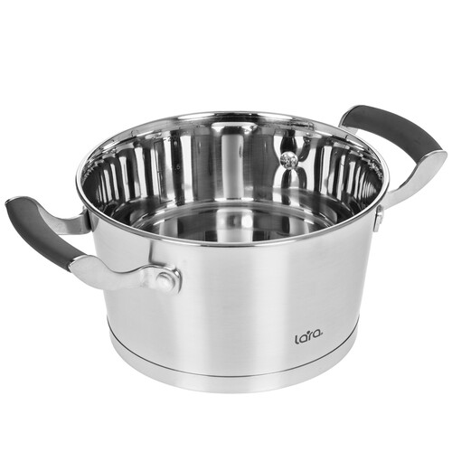 Купить Кастрюля Lara Венера LR02-279 2.4 л 16 см серебристый  9214939. Характеристики, отзывы и цены в Донецке