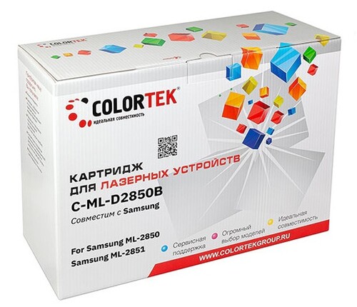 Купить Картридж лазерный Colortek ML-D2850B черный  8157648. Характеристики, отзывы и цены в Донецке
