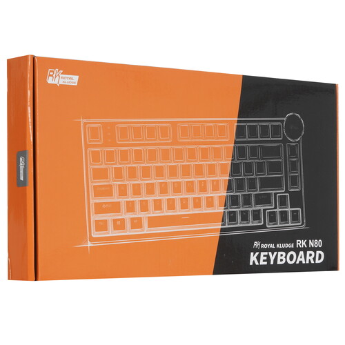 Купить Клавиатура проводная + беспроводная Royal Kludge RK N80  9173823. Характеристики, отзывы и цены в Донецке