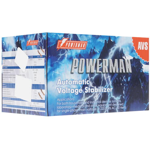 Купить Стабилизатор напряжения PowerMan AVS 1000A  1163333. Характеристики, отзывы и цены в Донецке