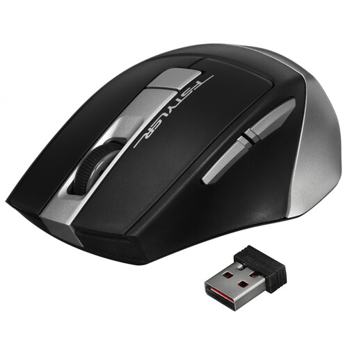 Купить Мышь беспроводная A4Tech Fstyler FG35  серый  9280325. Характеристики, отзывы и цены в Донецке