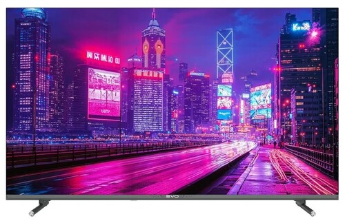 Купить 43" (109 см) Телевизор EVO TV 43 QLED серый  5607225. Характеристики, отзывы и цены в Донецке