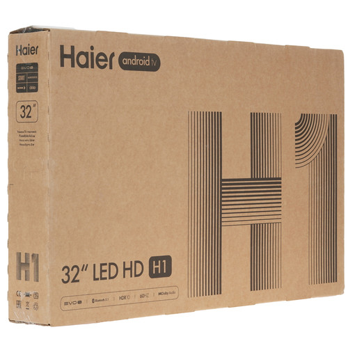 Купить 32" (81 см) Телевизор Haier 32 LED H1 черный  5634512. Характеристики, отзывы и цены в Донецке
