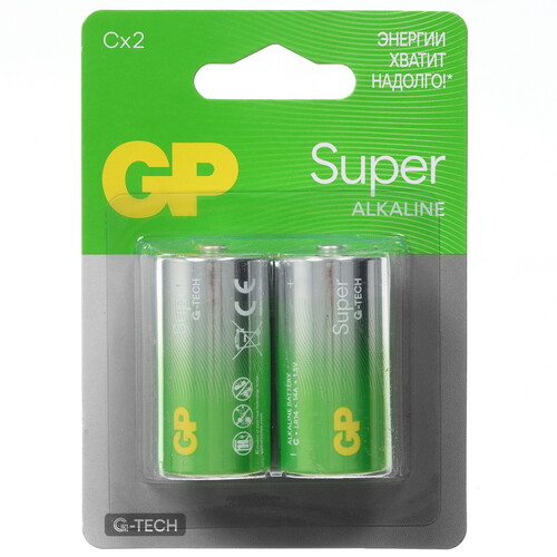 Купить Батарейка GP Super C (LR14/ER26500/R14)  5626890. Характеристики, отзывы и цены в Донецке