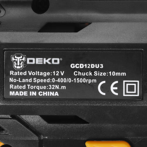 Купить Дрель-шуруповерт DEKO GCD12DU3 063-4096  5304372. Характеристики, отзывы и цены в Донецке