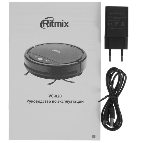 Купить Робот-пылесос Ritmix VC-020 черный  5327705. Характеристики, отзывы и цены в Донецке
