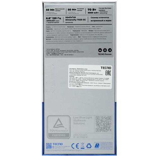 Купить 6.8" Смартфон Tecno CAMON 30 5G 512 ГБ черный  5450601. Характеристики, отзывы и цены в Донецке