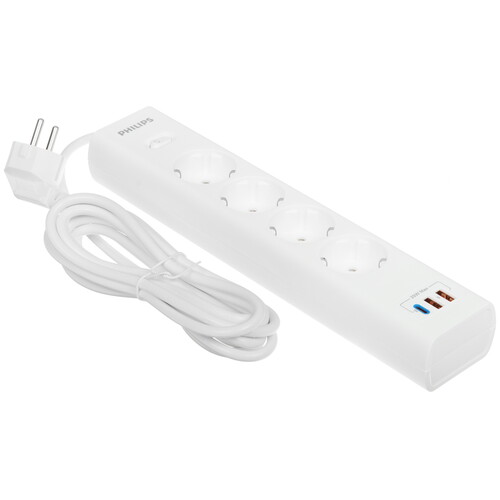 Купить Сетевой фильтр Philips CHP4346 белый  9158519. Характеристики, отзывы и цены в Донецке