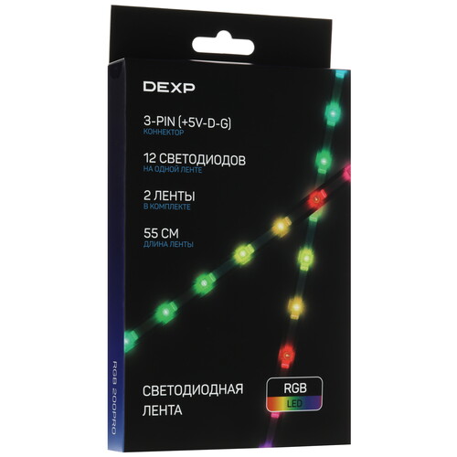 Купить Система подсветки  DEXP RGB 200PRO  5431323. Характеристики, отзывы и цены в Донецке