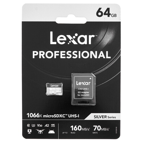 Купить Карта памяти Lexar microSDXC 64 ГБ [LMS1066064G-BNANG]  5456364. Характеристики, отзывы и цены в Донецке