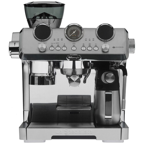 Купить Кофеварка рожковая Delonghi EC9885.M серебристый  5643012. Характеристики, отзывы и цены в Донецке