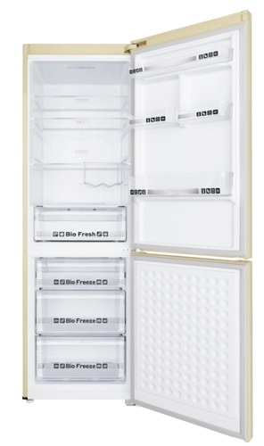 Купить Холодильник с морозильником  MAUNFELD MFF187NFIBG10 бежевый  9975391. Характеристики, отзывы и цены в Донецке
