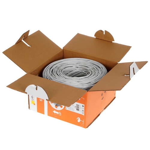 Купить Витая пара Lanmaster LAN-6EUTP-PT-LSZH-GY  9312266. Характеристики, отзывы и цены в Донецке