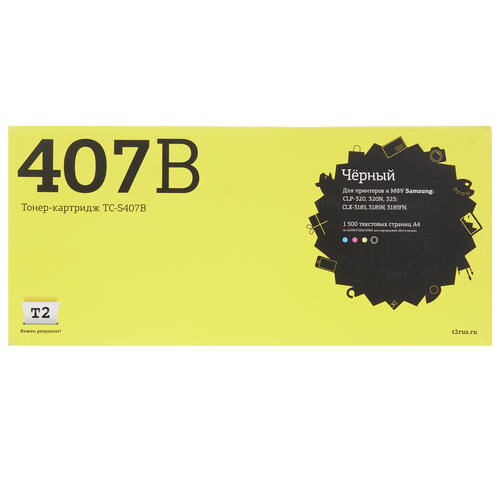 Купить Картридж лазерный T2 TC-S407B черный  7939633. Характеристики, отзывы и цены в Донецке