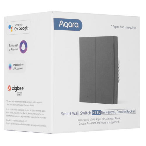 Купить Умный выключатель Aqara WS-EUK02  5465437. Характеристики, отзывы и цены в Донецке