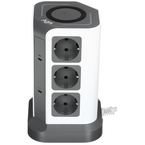 Купить Сетевой фильтр AGNI TP-VG6U12E-C-W серый  9289246. Характеристики, отзывы и цены в Донецке