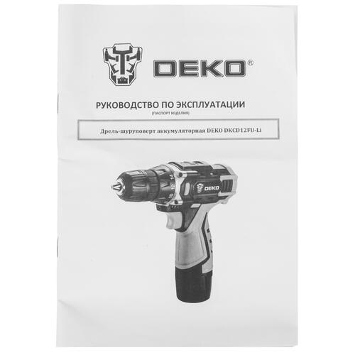 Купить Дрель-шуруповерт DEKO DKCD12FU-Li 063-4101  5445676. Характеристики, отзывы и цены в Донецке
