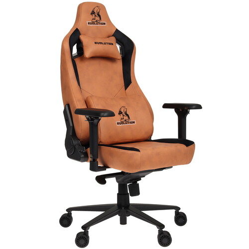 Купить Кресло игровое Evolution PROJECT A FABRIC коричневый  5415965. Характеристики, отзывы и цены в Донецке