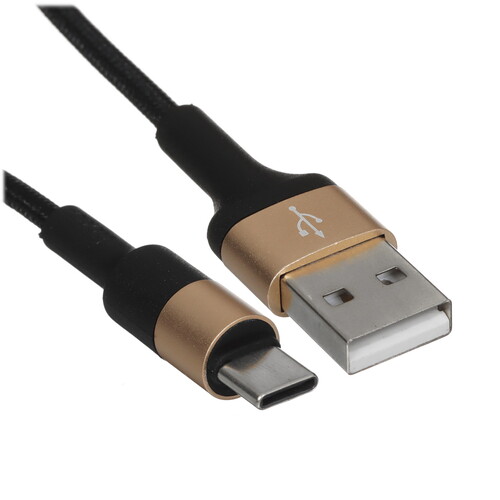 Купить Кабель круглый Hoco USB Type-C - USB 2.0 Type-A золотистый 1 м  5474975. Характеристики, отзывы и цены в Донецке
