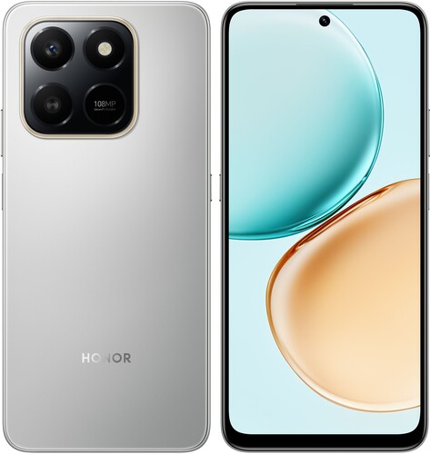 Купить 6.77" Смартфон HONOR X7d 128 ГБ серый  5636933. Характеристики, отзывы и цены в Донецке