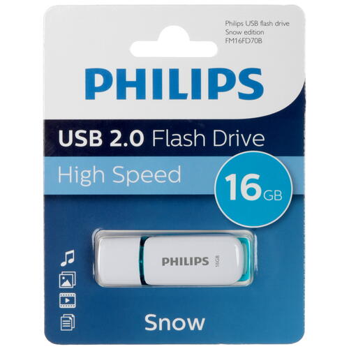 Купить Память USB Flash 16 ГБ Philips SNOW2.0  5462990. Характеристики, отзывы и цены в Донецке