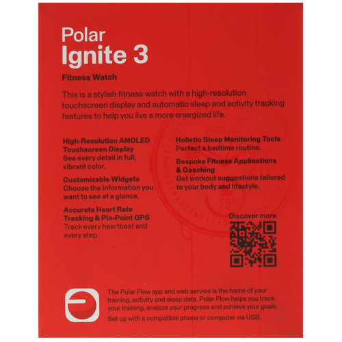 Купить Спортивные часы Polar Ignite 3  5483240. Характеристики, отзывы и цены в Донецке
