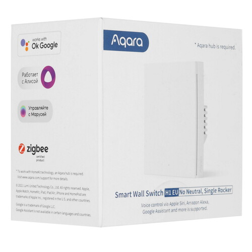 Купить Умный выключатель Aqara WS-EUK01  5465422. Характеристики, отзывы и цены в Донецке