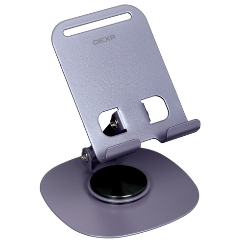 Купить Держатель настольный DEXP ST-DS076 фиолетовый  5441167. Характеристики, отзывы и цены в Донецке